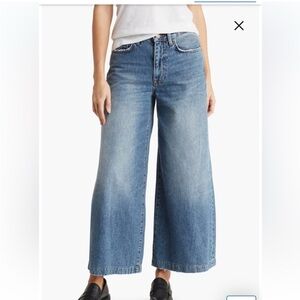 Current Elliot Wide leg crop jeans size 29